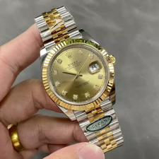 최고퀄 클린공장 롤렉스 데이저스트 36mm 샴폐인 8P 다이얼 옐로우 골드 콤비 126233