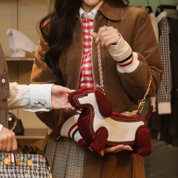 최고퀄 톰브라운 카멜 웨일 코듀로이 다운 필 크롭 플라이트 자켓