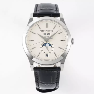 최고퀄 PP공장 파텍필립 애뉴얼 캘린더 화이트 다이얼 38.5mm 5396G